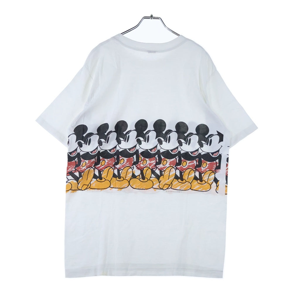 VINTAGE(ヴィンテージ) 90s MICKEY TEE ミッキー 両面プリント半袖Tシャツ カットソー ホワイト