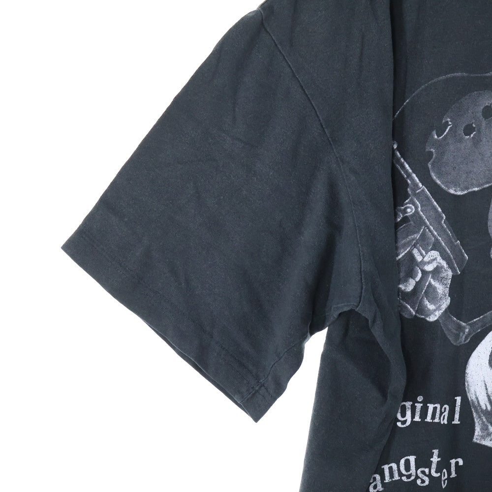 VINTAGE(ヴィンテージ) 90s DISNEY MICKEY TEE ディズニー ミッキー パロディー フロントプリント半袖Tシャツ カットソー ブラック