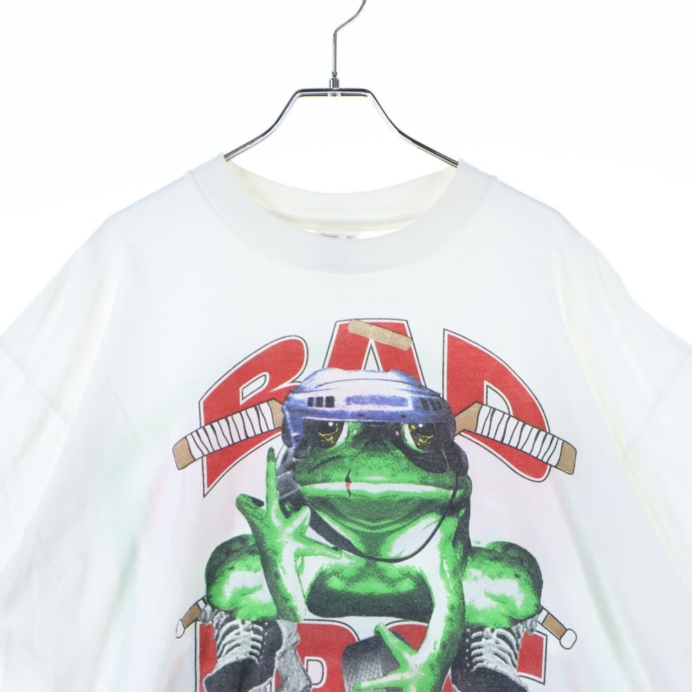 VINTAGE(ヴィンテージ) 90s BAD FROG バッドフロッグ Tシャツ 半袖カットソー ホワイト