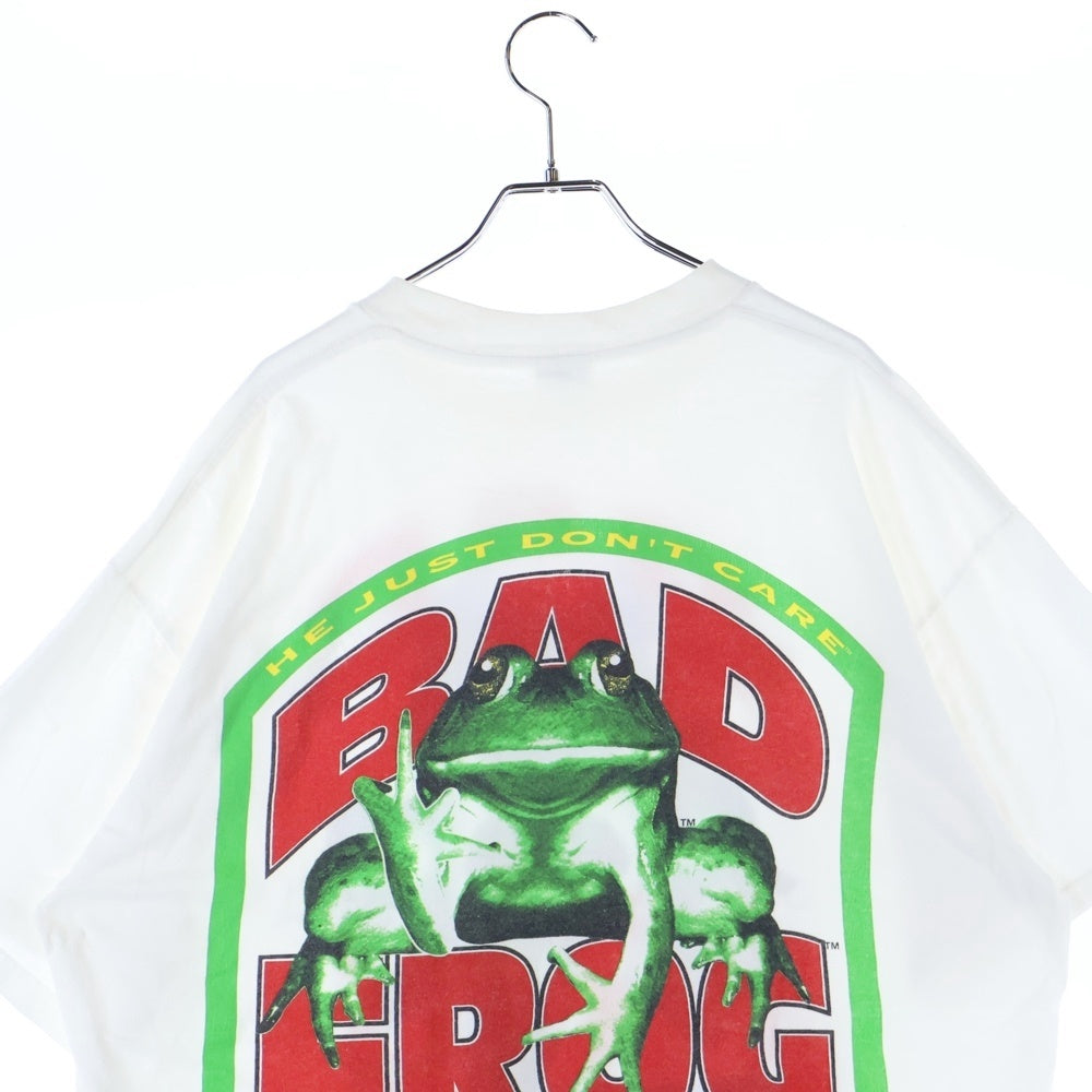 VINTAGE(ヴィンテージ) 90s BAD FROG バッドフロッグ Tシャツ 半袖カットソー ホワイト