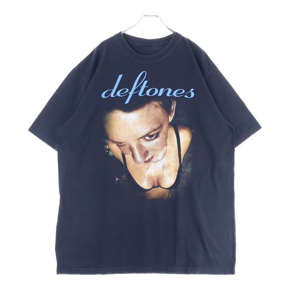 VINTAGE(ヴィンテージ) 90s THE DEFTONES デフトーンズ Tシャツ 半袖カットソー ブラック