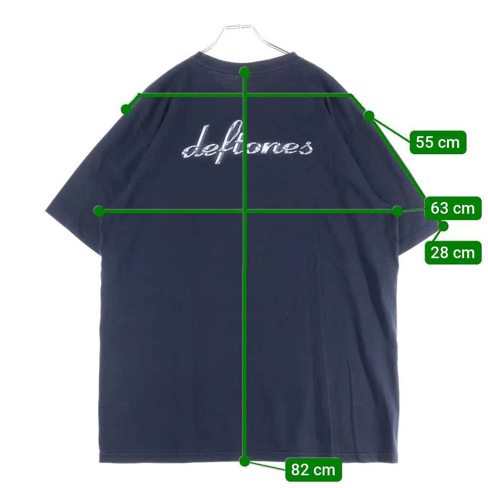 VINTAGE(ヴィンテージ) 90s THE DEFTONES デフトーンズ Tシャツ 半袖カットソー ブラック