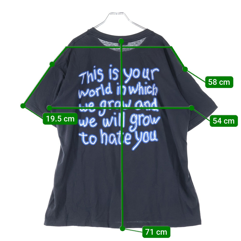 VINTAGE(ヴィンテージ) 90s MARILYN MANSON GET YOUR GUNN THIS IS YOUR WORLD マリリンマンソン ゲットユアーガンズ ディスイズユアー ワールド Tシャツ 半袖カットソー ブラック