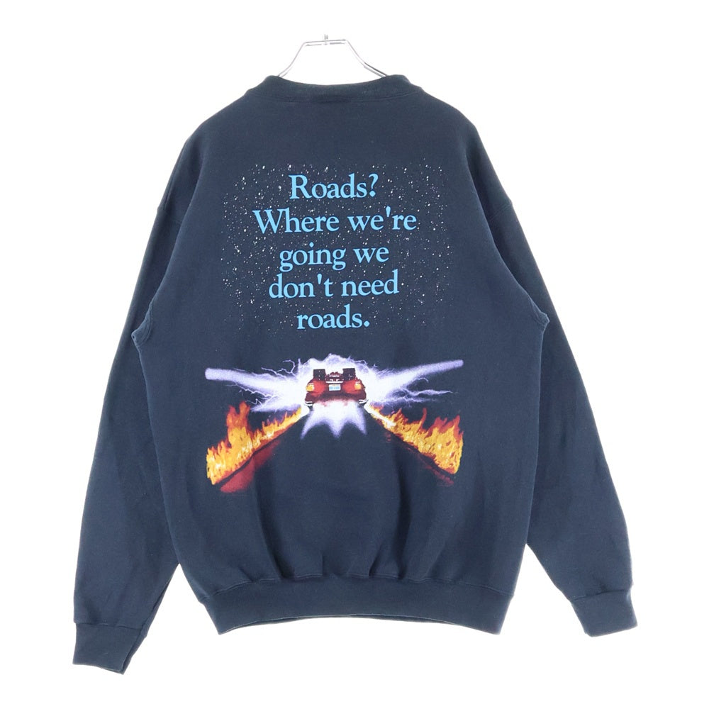 VINTAGE(ヴィンテージ) 90s BACK TO THE FUTURE MOVIE TEE バックトゥザフューチャー スウェット 両面プリント ブラック