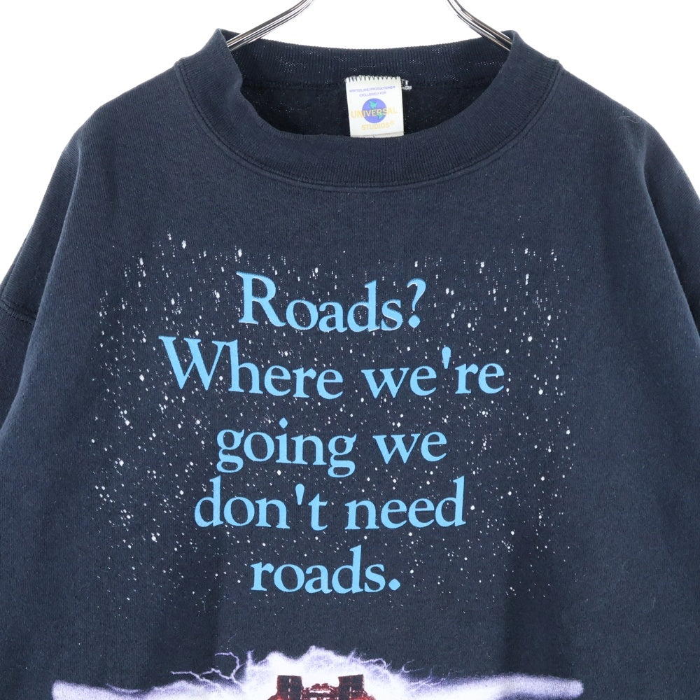 VINTAGE(ヴィンテージ) 90s BACK TO THE FUTURE MOVIE TEE バックトゥザフューチャー スウェット 両面プリント ブラック