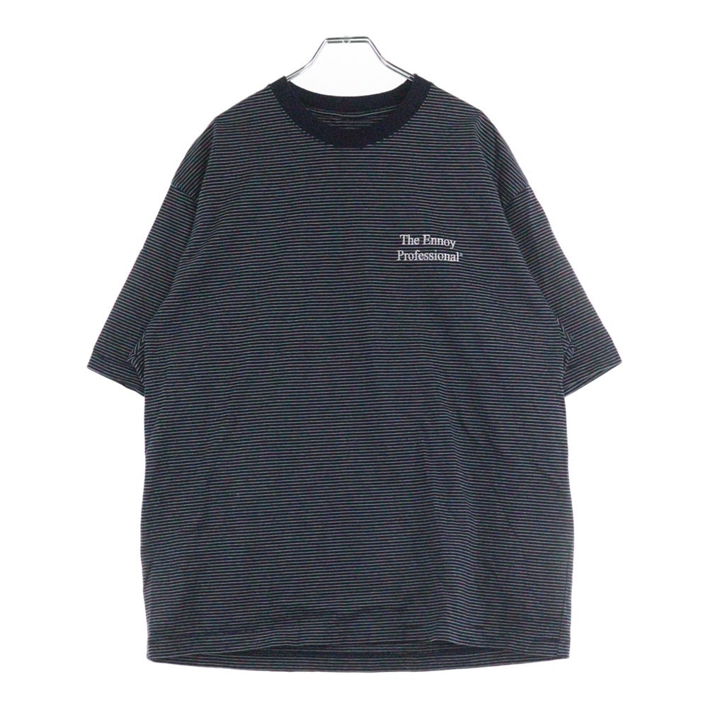 The Ennoy Professional(エンノイプロフェッショナル) 23SS ボーダー Tシャツ 半袖カットソー ネイビー