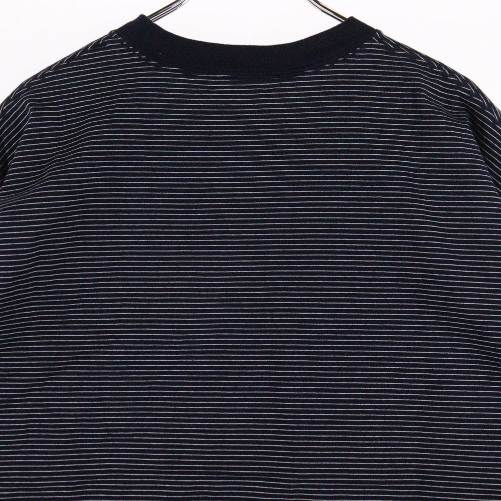 The Ennoy Professional(エンノイプロフェッショナル) 23SS ボーダー Tシャツ 半袖カットソー ネイビー