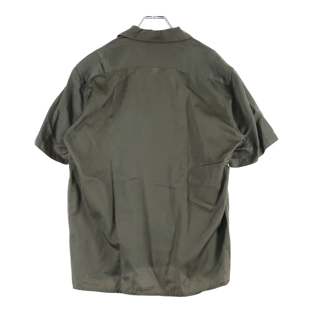 DESCENDANT(ディセンダント) 19SS ×RON HARMAN レーヨン オープンカラー 半袖 シャツ オリーブ