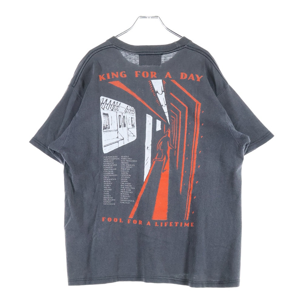 VINTAGE(ヴィンテージ) 90s FAITH NO MORE フェイスノーモア 両面プリント Tシャツ 半袖カットソーブラック