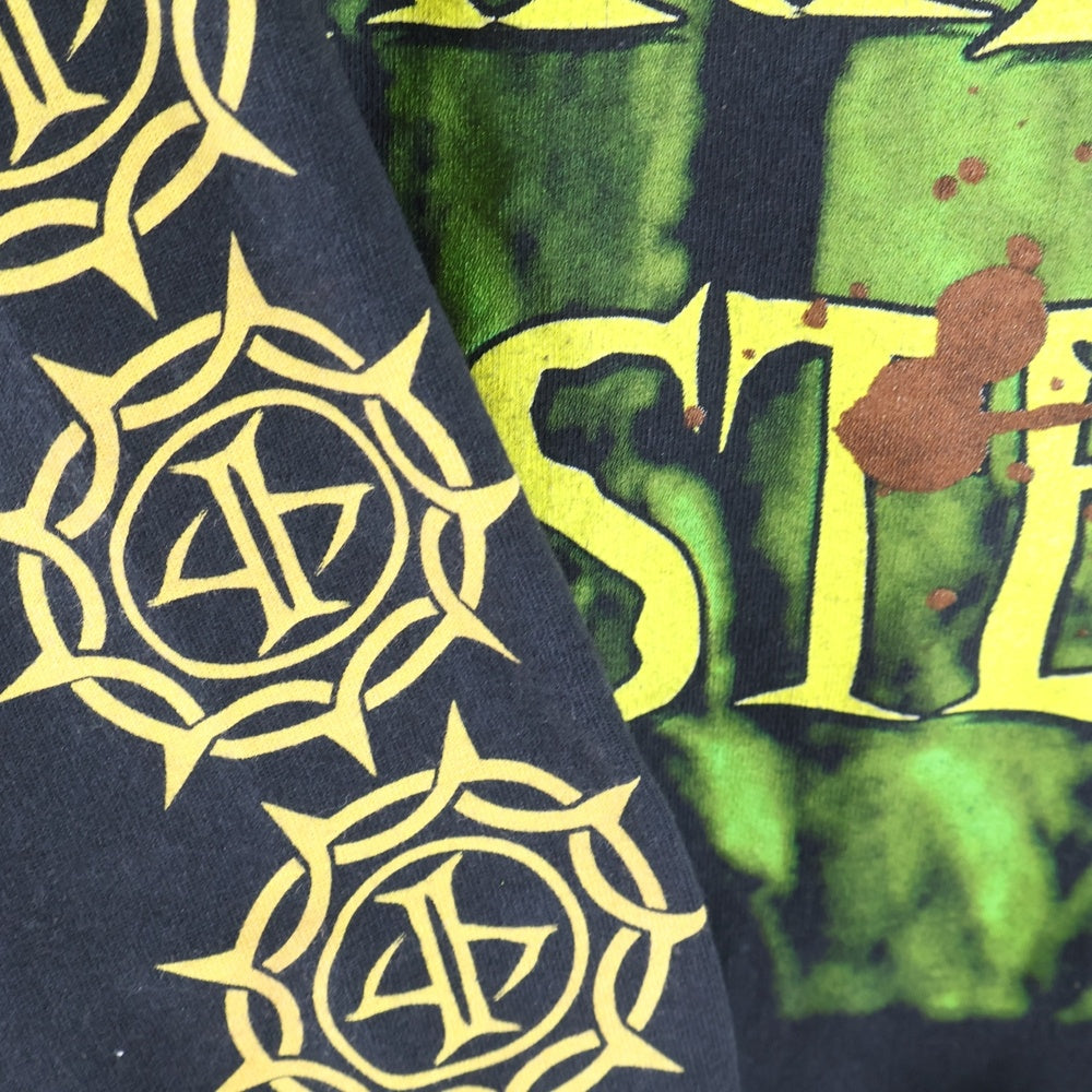 VINTAGE(ヴィンテージ) 00s CRADLE OF FILTH HARDER DARKER FASTER L/S 2007 クレイドルオブフィルス 長袖Tシャツ カットソー ブラック/グリーン