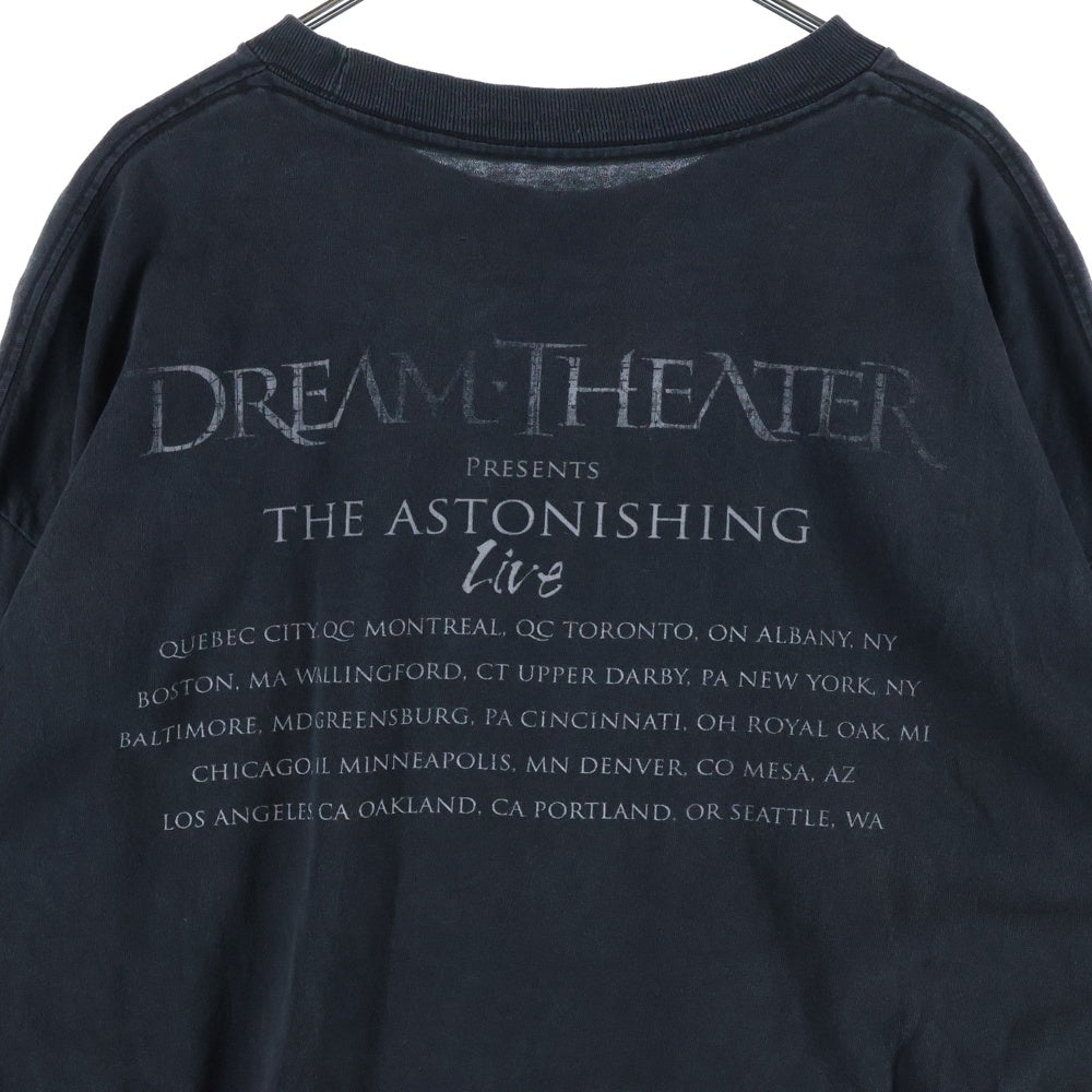 VINTAGE(ヴィンテージ) 00s DREAM THEATER THE ASTONISHING LIVE L/S ドリームシアター ジ アストニッシング 長袖Tシャツ カットソー ブラック