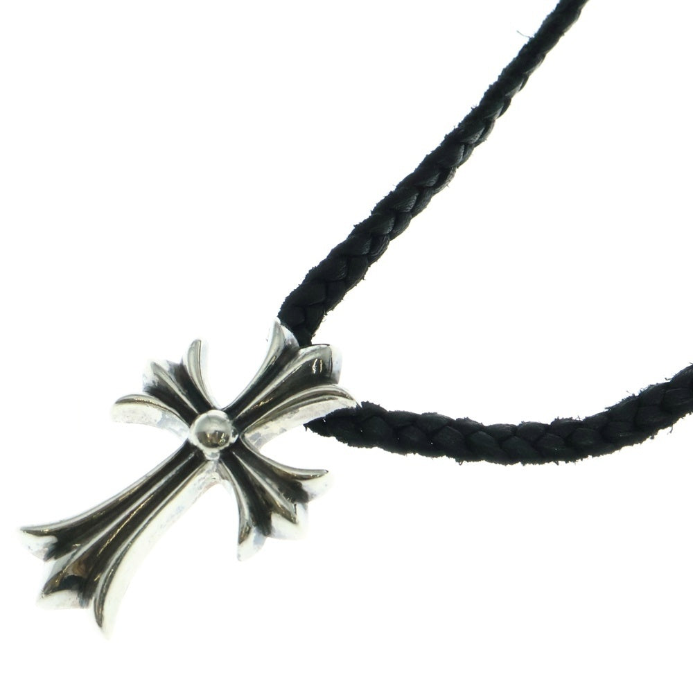 CHROME HEARTS(クロムハーツ) CH CRS SMLスモールCHクロス BC ボロチップブレイド ネックレス シルバー BCA220