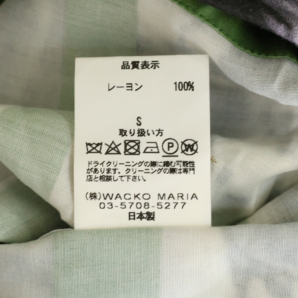WACKO MARIA(ワコマリア) 22AW GUILTYPARTIES BOB MARLEY L/S SHIRT ギルティーパーティーズ ボブマーリー 長袖シャツ グリーン