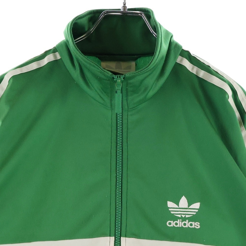 adidas(アディダス) 90s VINTAGE ROGO TRACK JACKET トレフォイルロゴ トラックジャケット ジャージ グリーン