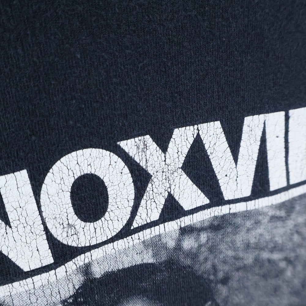 VINTAGE(ヴィンテージ) 90s JACKASS KNOXVILLE PORTRAIT TV TEE ジャッカス ジョニー・ノックスビル Tシャツ 半袖カットソー ブラック