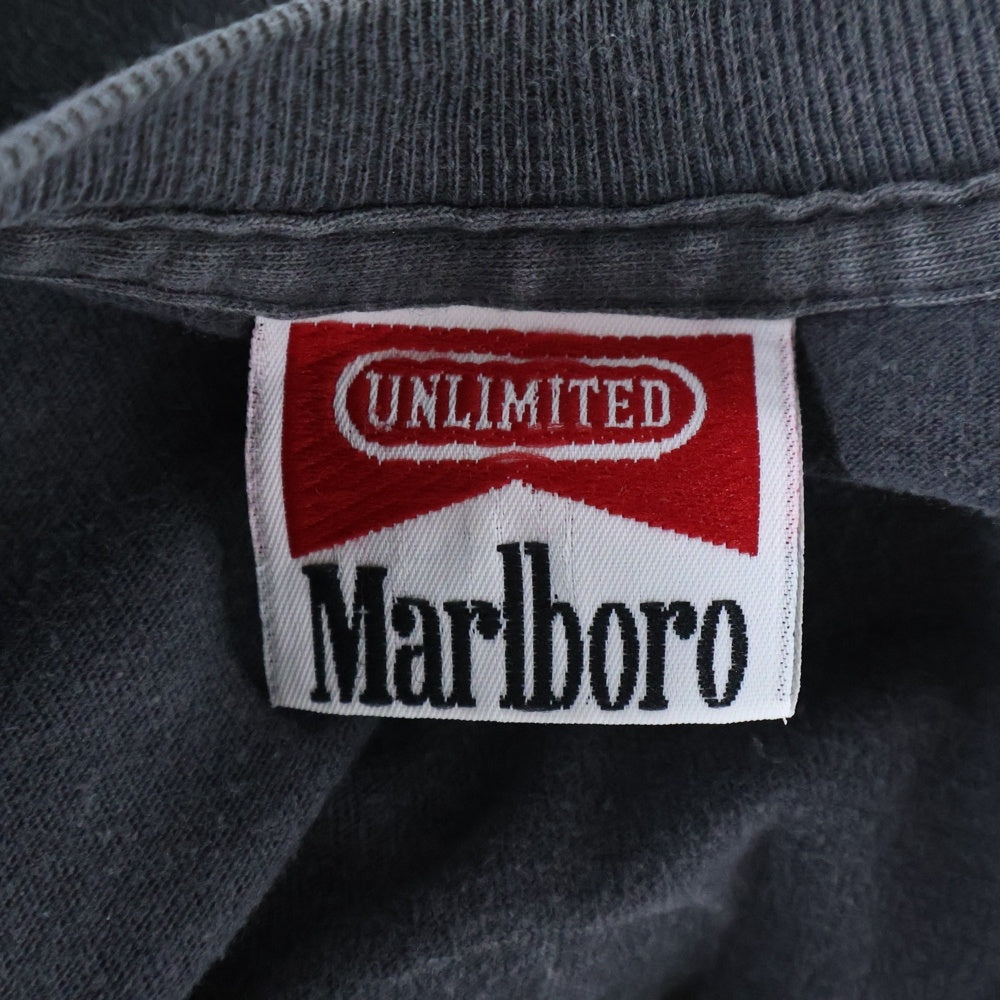 VINTAGE(ヴィンテージ) 90s MARLBORO UNLIMITED LIZARD マルボロ アンリミテッド 半袖Tシャツ カットソー ブラック