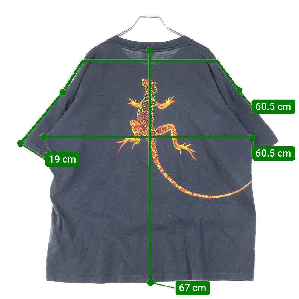 VINTAGE(ヴィンテージ) 90s MARLBORO UNLIMITED LIZARD マルボロ アンリミテッド 半袖Tシャツ カットソー ブラック