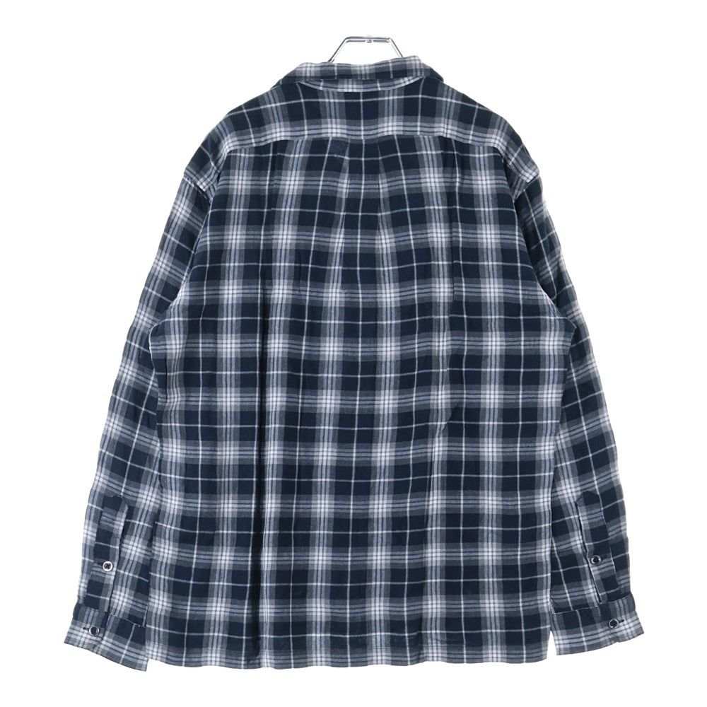 POLO RALPH LAUREN(ポロラルフローレン) 90ー00s CALDWELL RAYON SHIRT レーヨン チェック 長袖シャツ ブラック