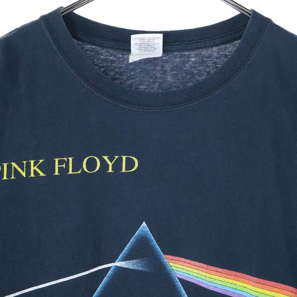 VINTAGE(ヴィンテージ) 00s PINK FLOYD DARK SIDE OF THE MOON Y2K ピンクフロイド Tシャツ 半袖カットソー ネイビー