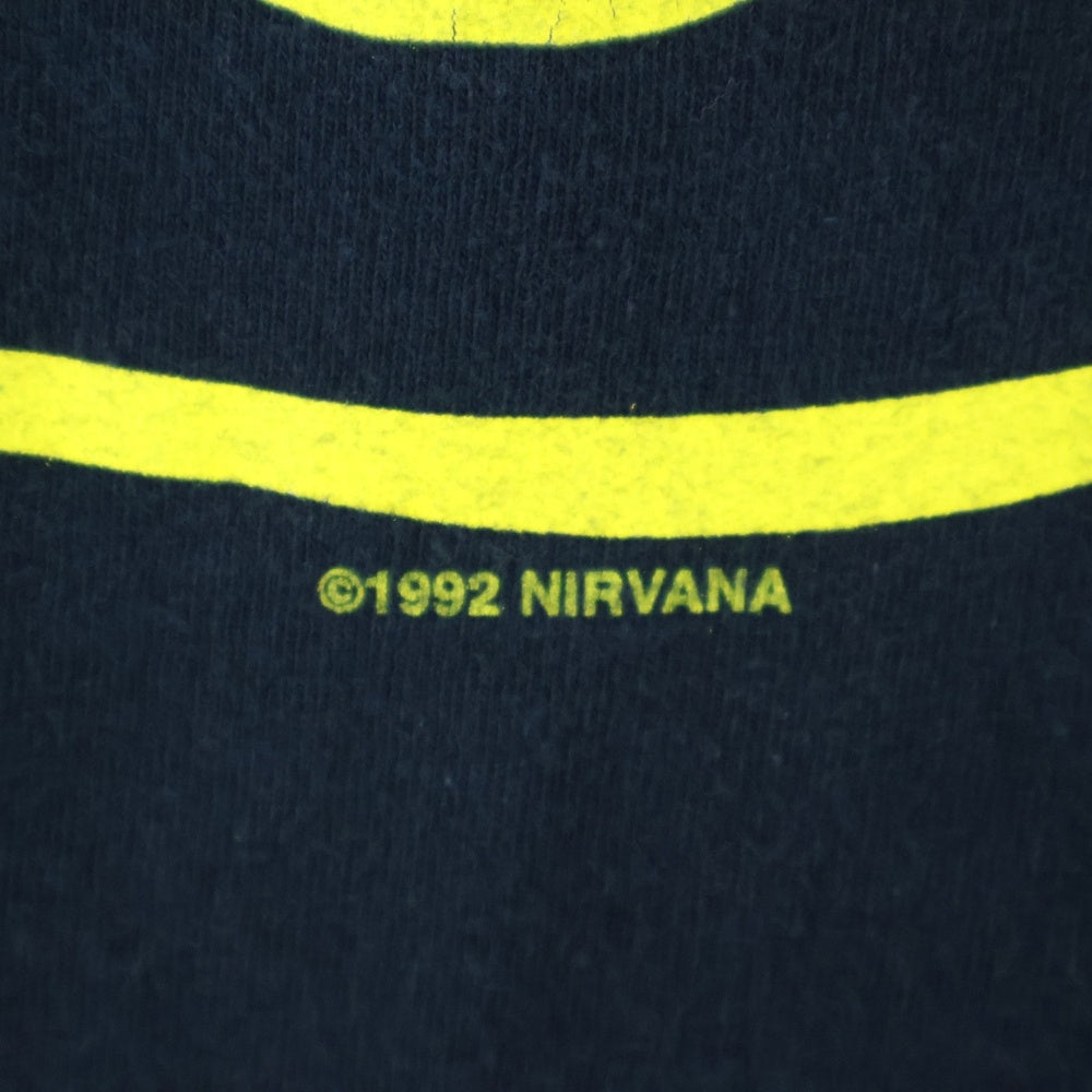 VINTAGE(ヴィンテージ) 00s NIRVANA SMILE Y2K ニルヴァーナ スマイル Tシャツ 半袖カットソー ブラック