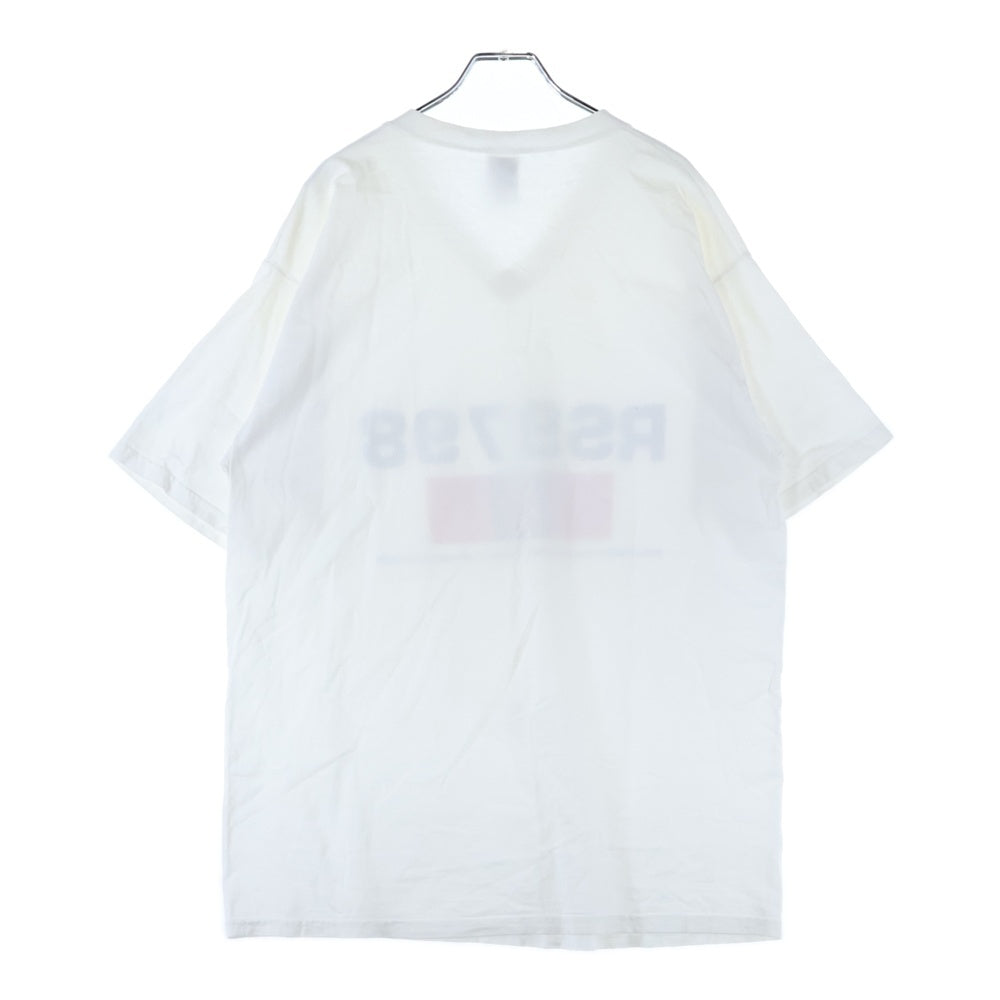 VINTAGE(ヴィンテージ) 90s THE ROLLING STONES BRIDGES TO BABYLON WORLD TOUR 1997 ローリング ストーンズ Vネック 半袖Tシャツ カットソー ホワイト