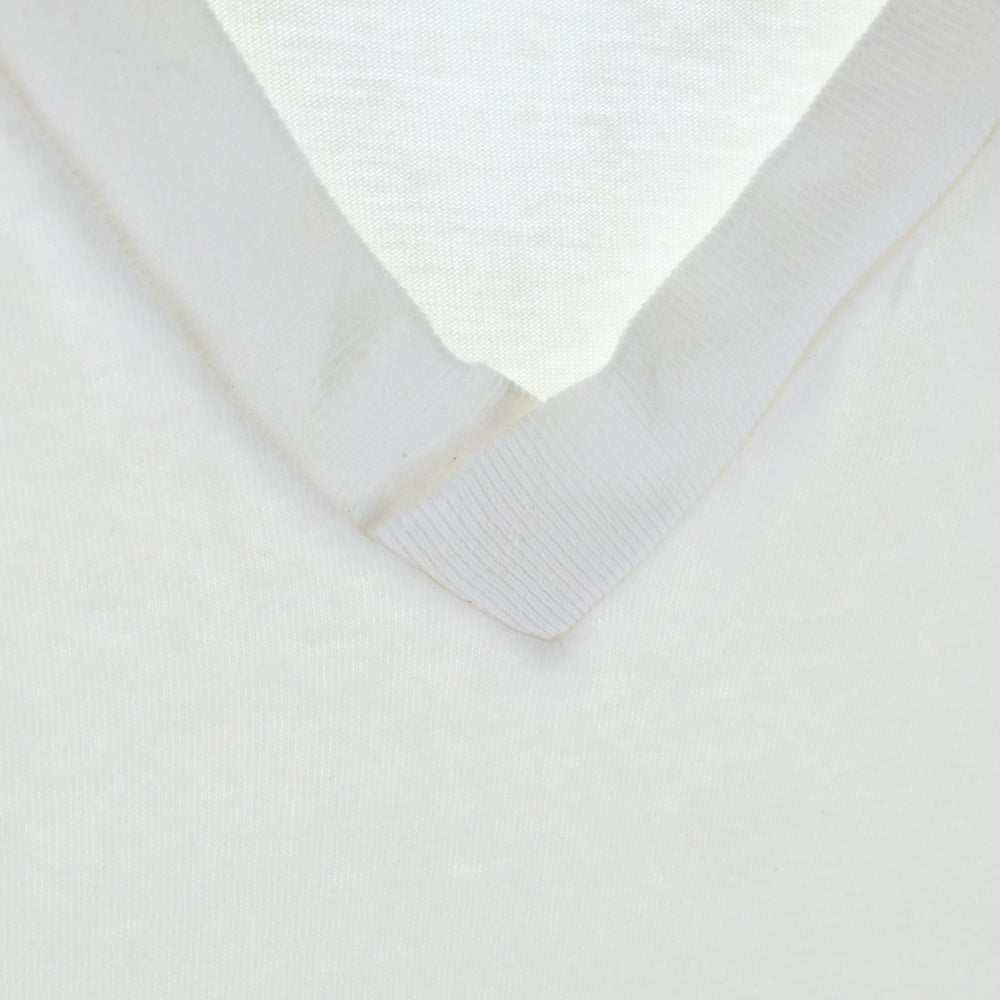 VINTAGE(ヴィンテージ) 90s THE ROLLING STONES BRIDGES TO BABYLON WORLD TOUR 1997 ローリング ストーンズ Vネック 半袖Tシャツ カットソー ホワイト