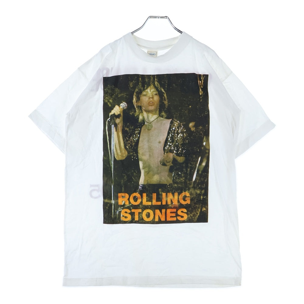VINTAGE(ヴィンテージ) 90s THE ROLLING STONES VOODOO LOUNGE EUROPE SPIKE TONGUE 1995 ローリング ストーンズ ヴードゥー ラウンジ 半袖Tシャツ カットソー ホワイト