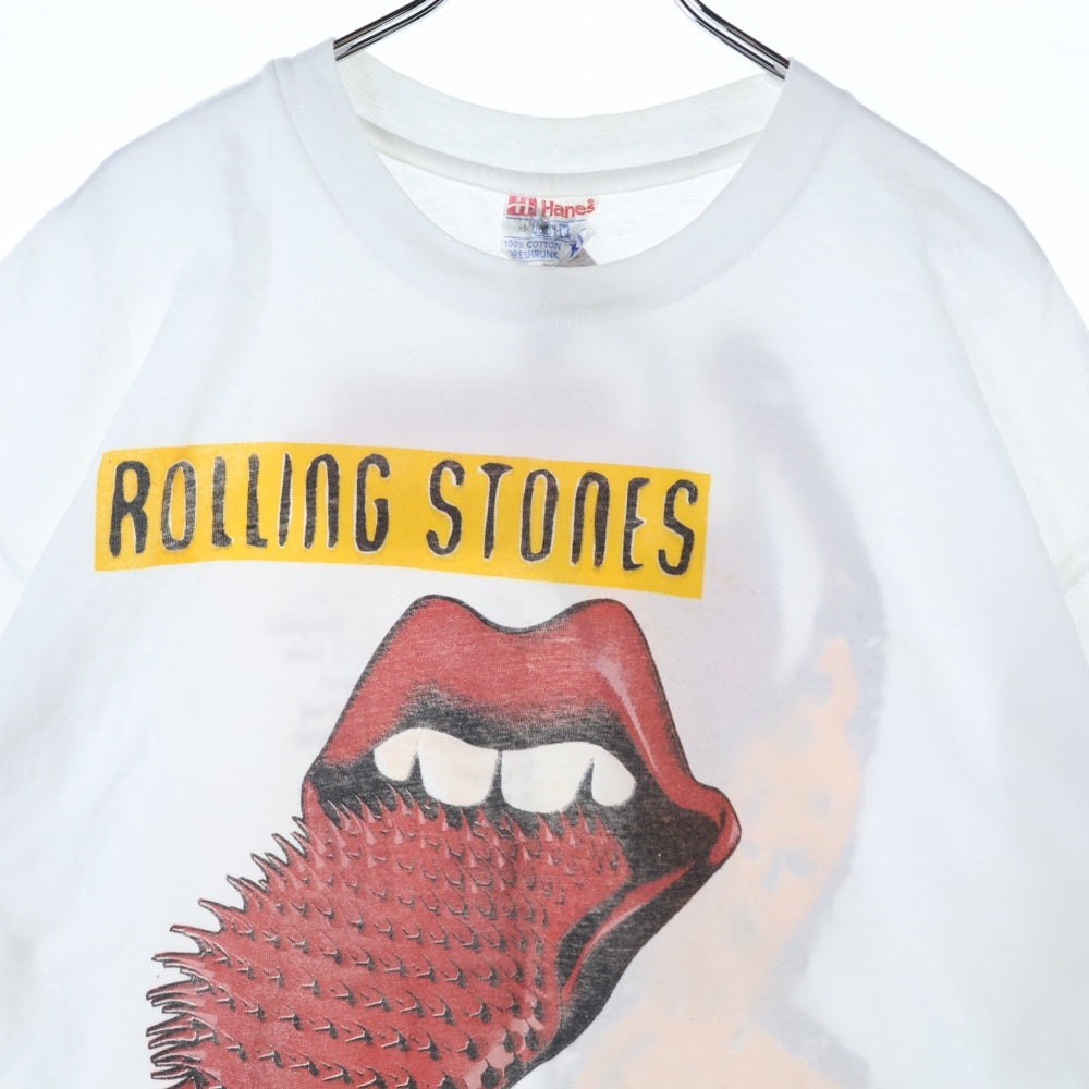 VINTAGE(ヴィンテージ) 90s THE ROLLING STONES VOODOO LOUNGE WORLD TOUR SPIKE TONGUE 94/95 ローリング ストーンズ ヴードゥー ラウンジ 半袖Tシャツ カットソー ホワイト