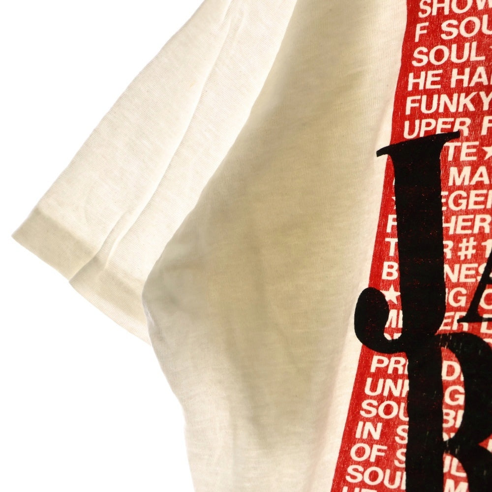 VINTAGE(ヴィンテージ) 90s JAMES BROWN JAPAN TOUR 1993 ジェームス ブラウン 半袖Tシャツ カットソー ホワイト
