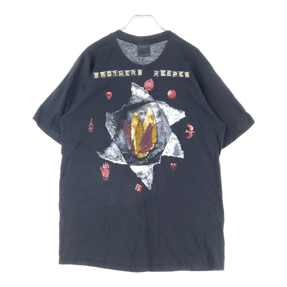VINTAGE(ヴィンテージ) 90s THE NEVILLE BROTHERS BROTHERS KEEPER R&Bバンド ネビル ブラザーズ ブラザーズキーパー 半袖Tシャツ カットソー ブラック