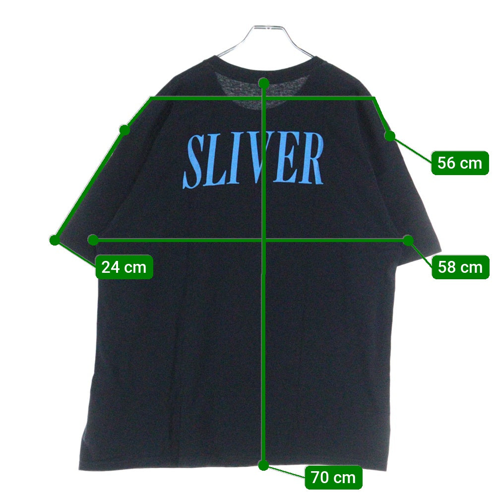 VINTAGE(ヴィンテージ) 00s NIRVANA SLIVER Y2K ニルヴァーナ スリバー Tシャツ 半袖カットソー ブラック
