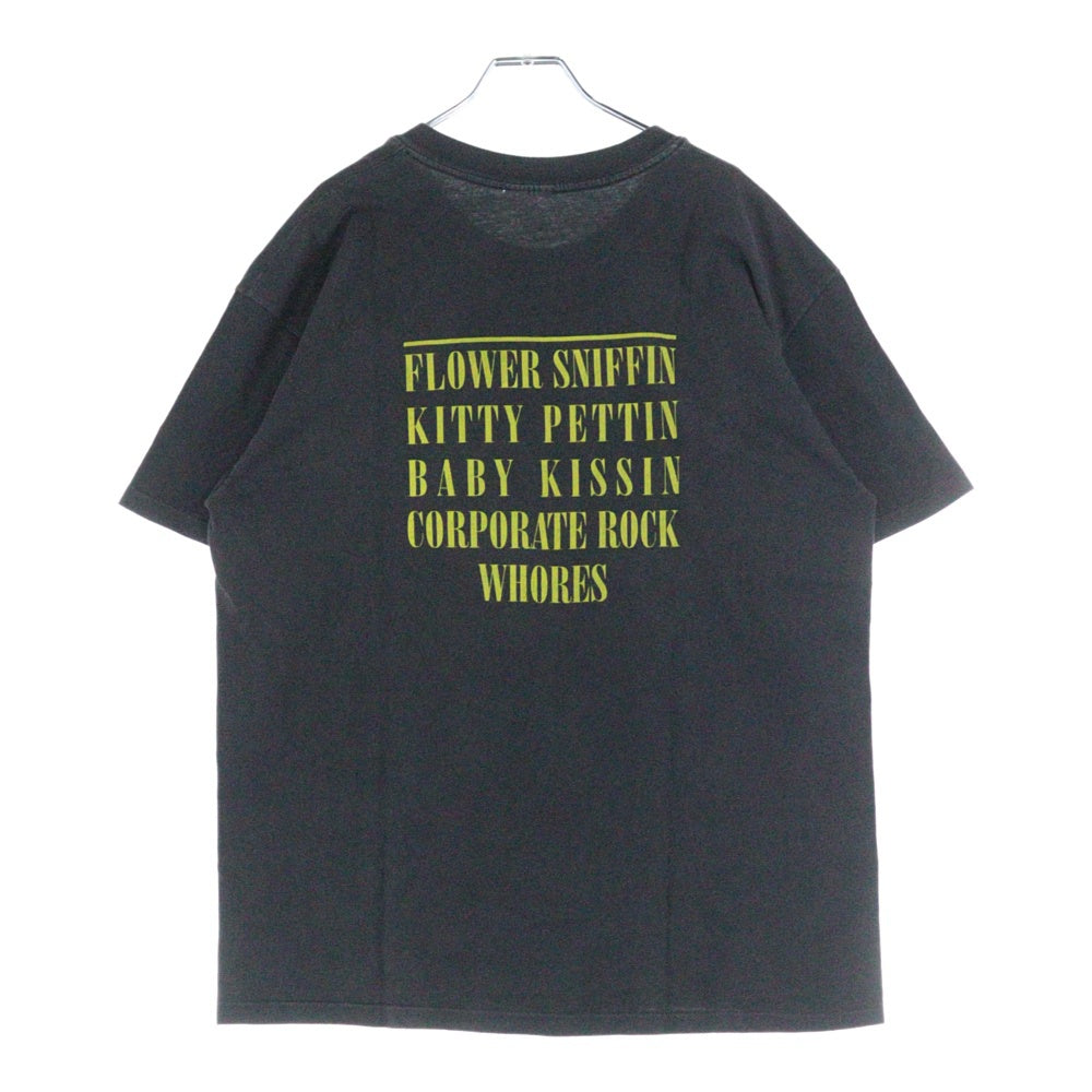 VINTAGE(ヴィンテージ) 90s NIRVANA SMILE ニルヴァーナ スマイル Tシャツ 半袖カットソー ブラック