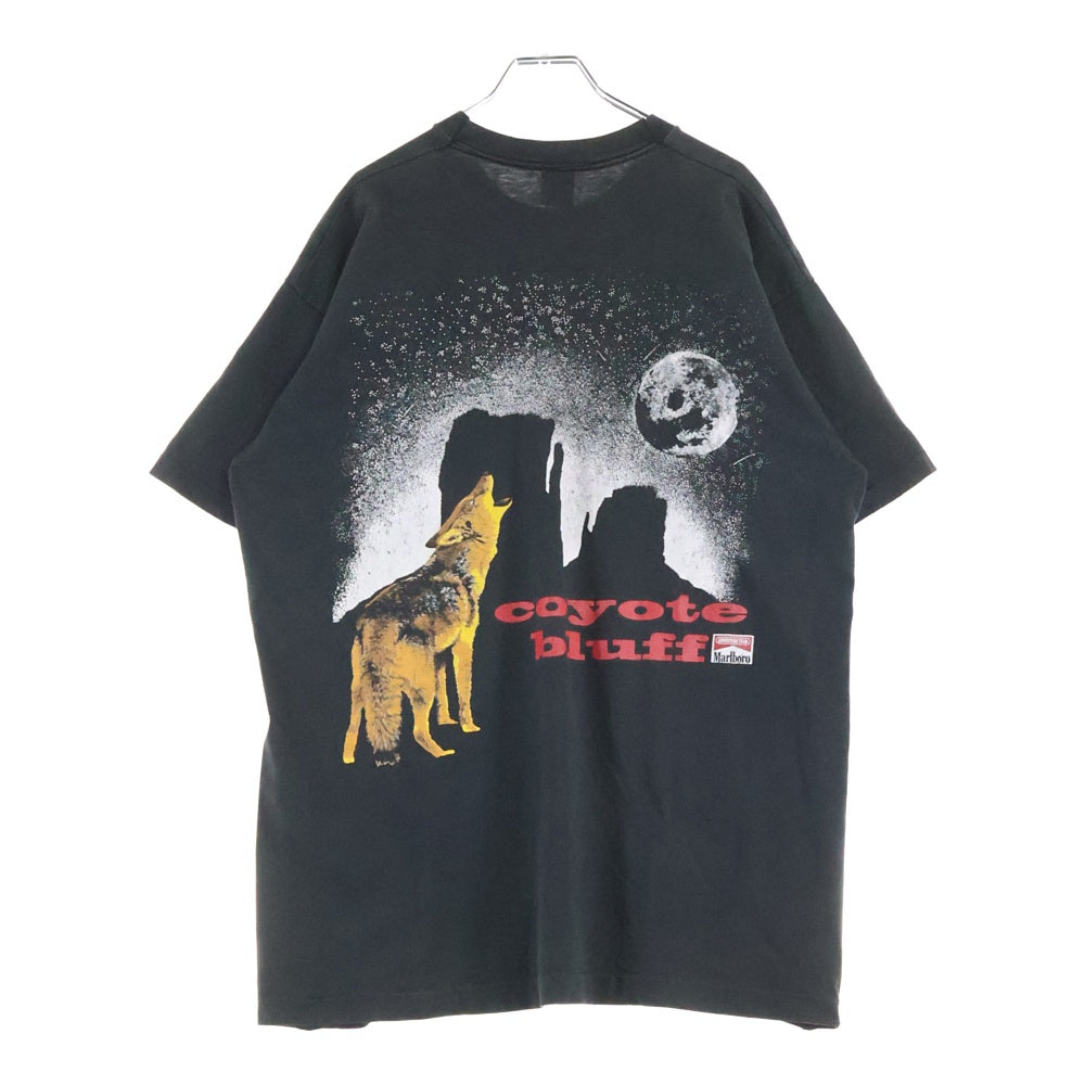 VINTAGE(ヴィンテージ) 90s Marlboro COYOTE BLUFF POCKET TEE マルボロ コヨーテ Tシャツ 半袖カットソーブラック