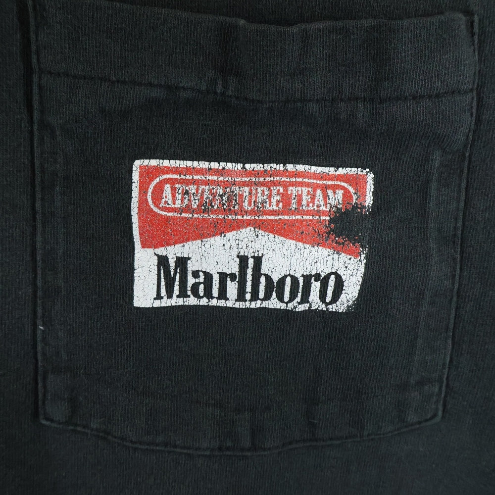 VINTAGE(ヴィンテージ) 90s Marlboro COYOTE BLUFF POCKET TEE マルボロ コヨーテ Tシャツ 半袖カットソーブラック