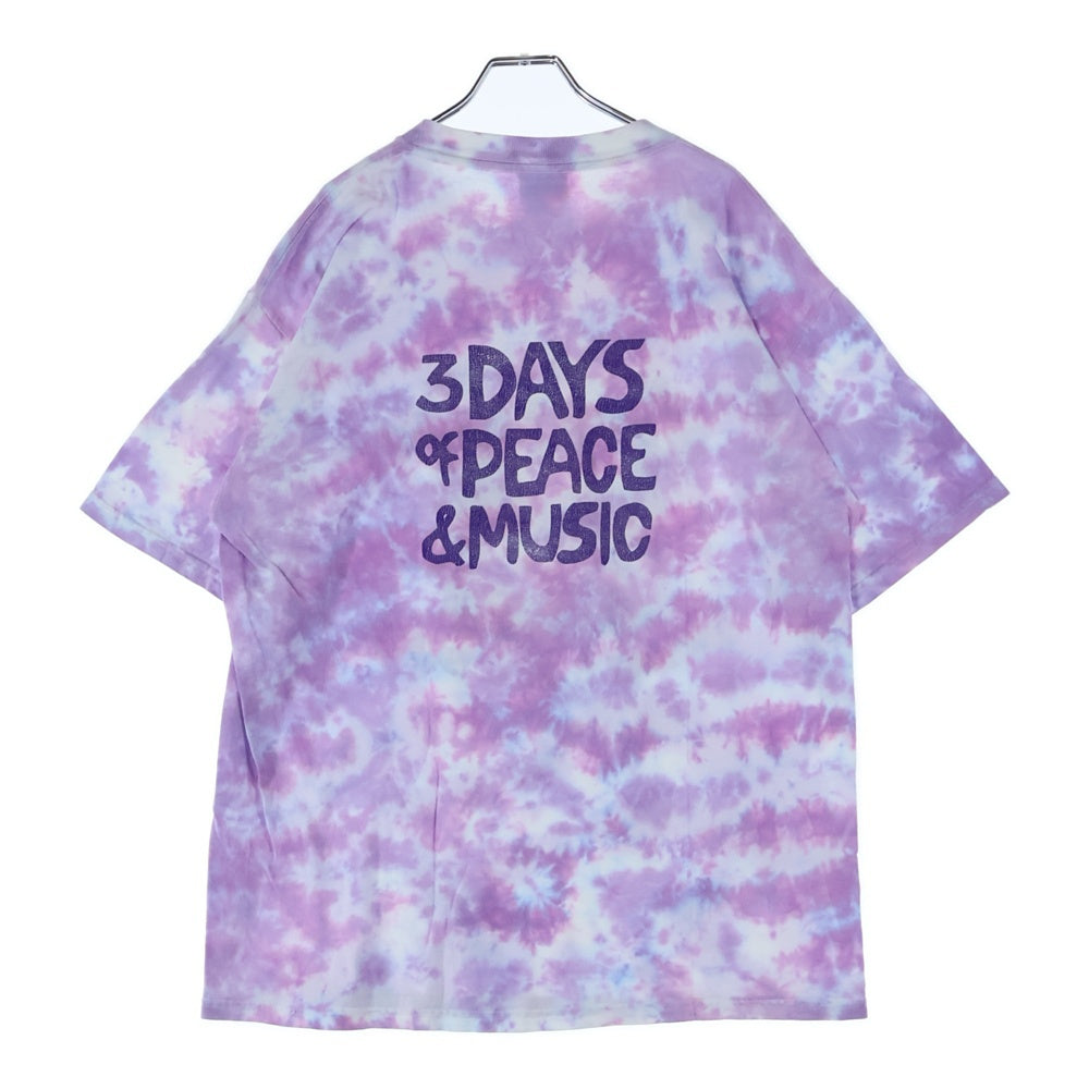 VINTAGE(ヴィンテージ) 90-00s WOODSTOCK Music Festival ウッドストック 両面プリント 半袖Tシャツ カットソー タイダイ