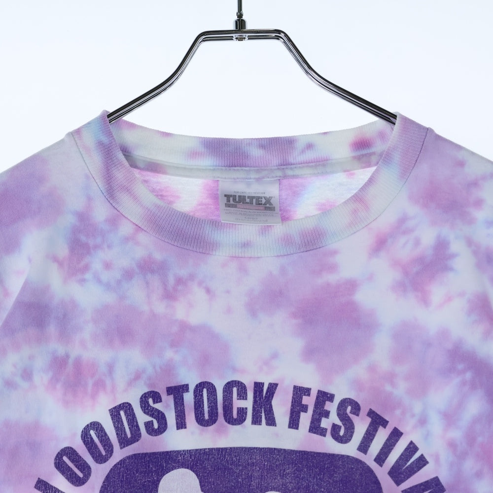 VINTAGE(ヴィンテージ) 90-00s WOODSTOCK Music Festival ウッドストック 両面プリント 半袖Tシャツ カットソー タイダイ