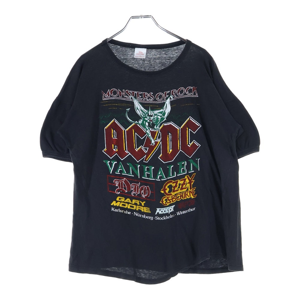 VINTAGE(ヴィンテージ) 00s MONSTERS OF ROCK モンスターズ オブロック 1984 半袖Tシャツ カットソー ブルー