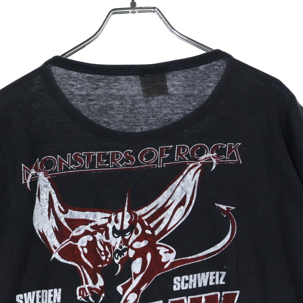 VINTAGE(ヴィンテージ) 00s MONSTERS OF ROCK モンスターズ オブロック 1984 半袖Tシャツ カットソー ブルー