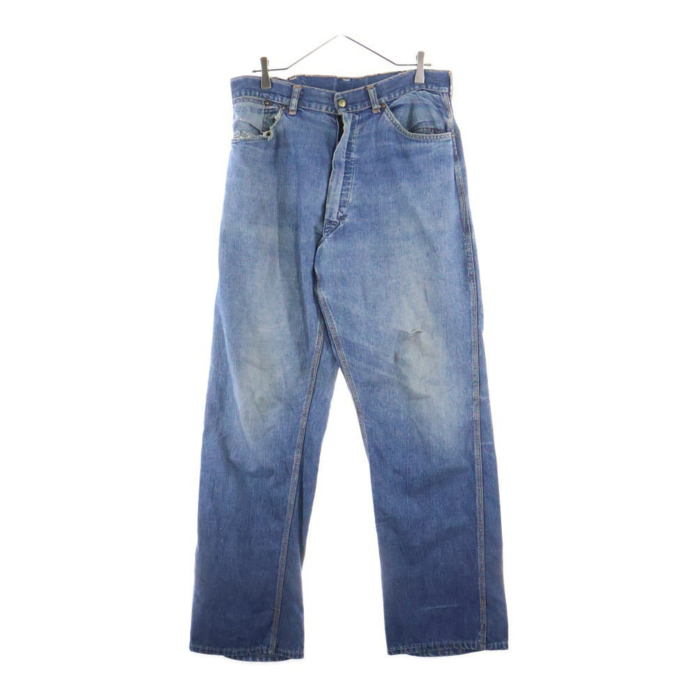 OSHKOSH(オシュコシュ) 50ー60s GRIPPER ZIPPER 5ポケット 革パッチ デニム パンツ インディゴ