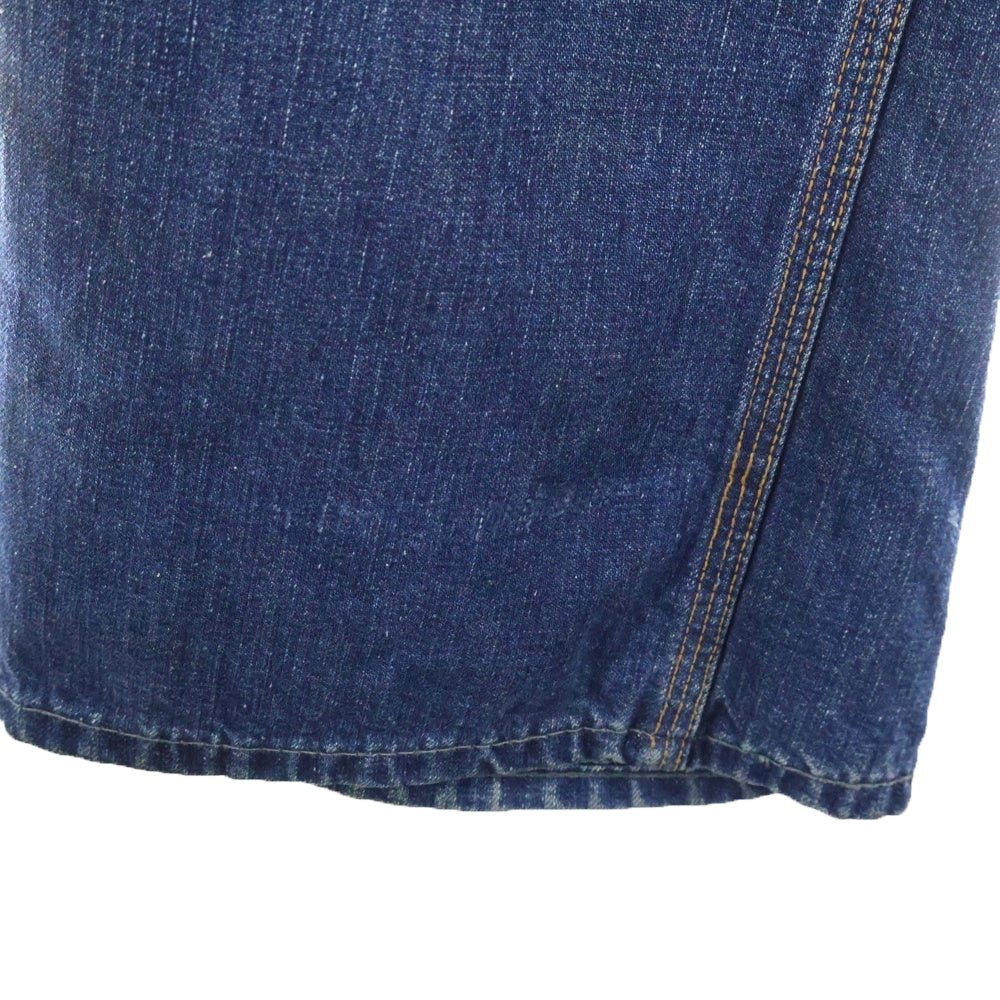 OSHKOSH(オシュコシュ) 50ー60s GRIPPER ZIPPER 5ポケット 革パッチ デニム パンツ インディゴ