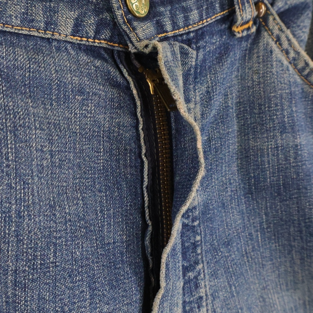 OSHKOSH(オシュコシュ) 50ー60s GRIPPER ZIPPER 5ポケット 革パッチ デニム パンツ インディゴ