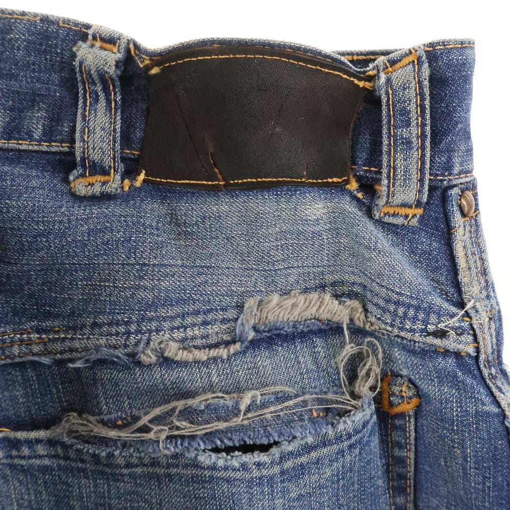 OSHKOSH(オシュコシュ) 50ー60s GRIPPER ZIPPER 5ポケット 革パッチ デニム パンツ インディゴ