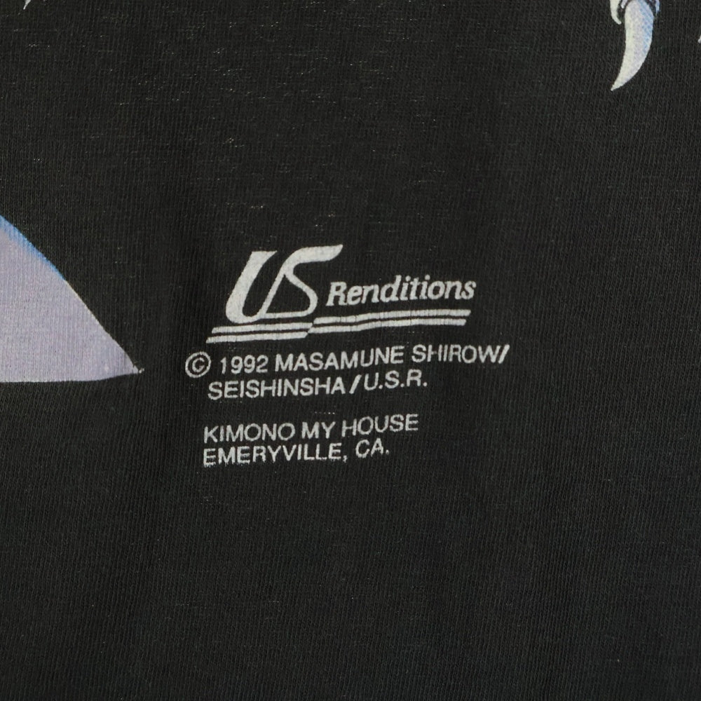 VINTAGE(ヴィンテージ) 90s BLACK MAGIC M-66 ブラックマジック フロント プリント Tシャツ 半袖カットソー ブラック