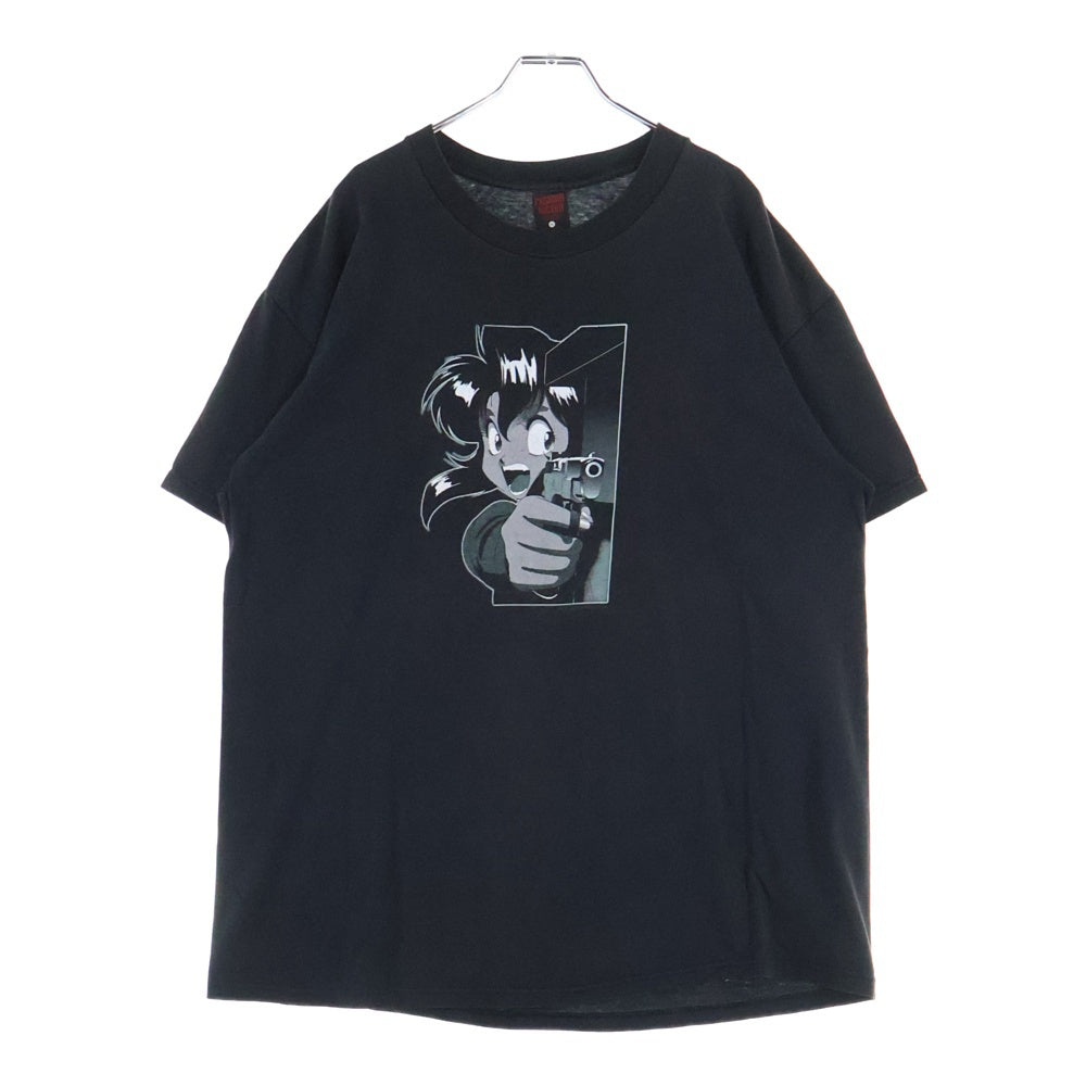 VINTAGE(ヴィンテージ) 90s GUN SMITH CATS ANIME TEE ガンスミスキャッツ 両面プリント Tシャツ 半袖カットソー ブラック