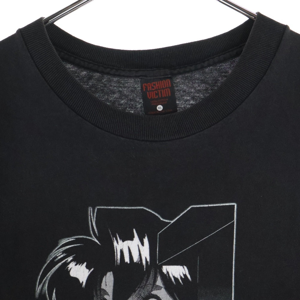 VINTAGE(ヴィンテージ) 90s GUN SMITH CATS ANIME TEE ガンスミスキャッツ 両面プリント Tシャツ 半袖カットソー ブラック