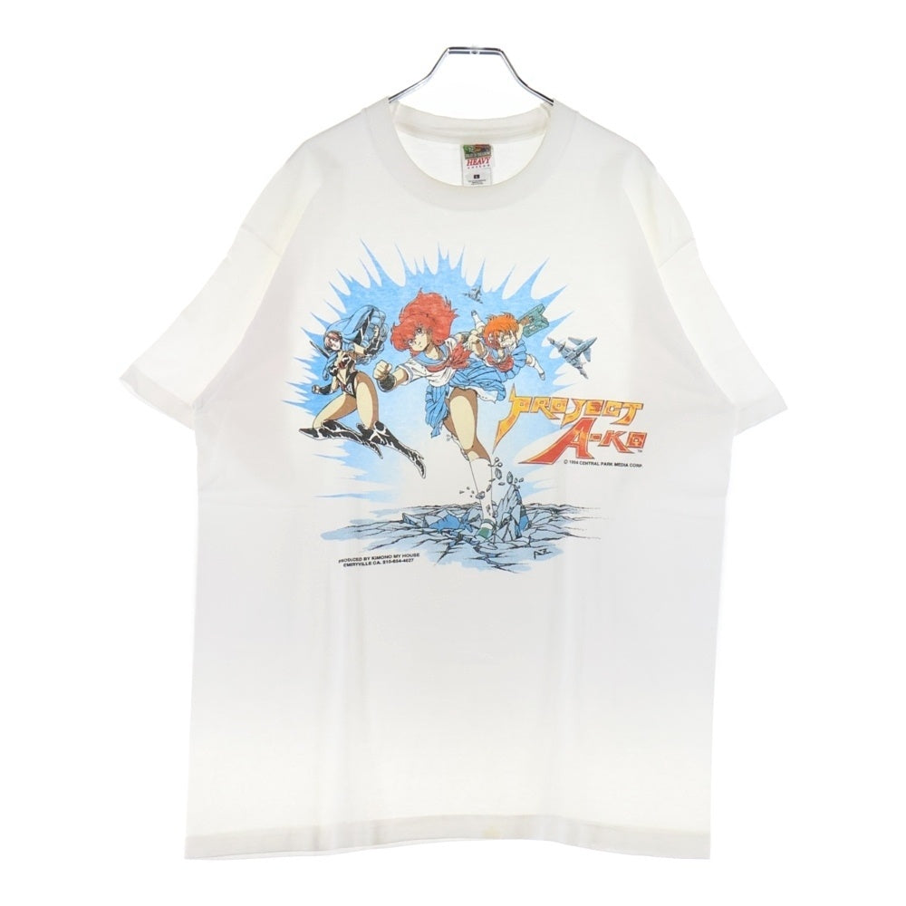 VINTAGE(ヴィンテージ) 90s PROJECT A-KO プロジェクトエーコ フロントプリント Tシャツ 半袖カットソー ホワイト