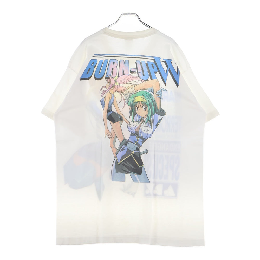VINTAGE(ヴィンテージ) 90s BURN-UP W ANIME TEE バーンナップ ウォーリアー 両面プリント Tシャツ 半袖カットソー ホワイト