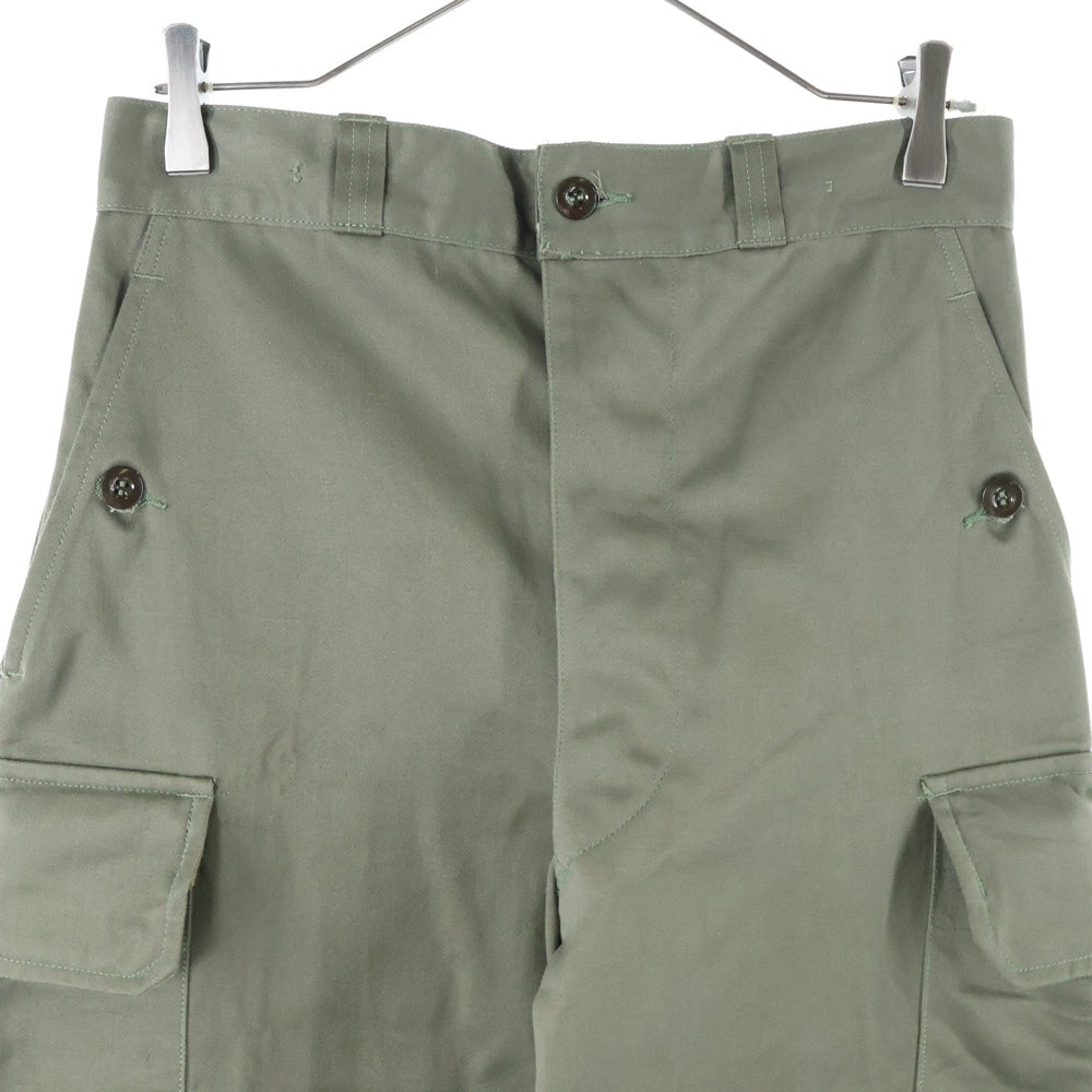 VINTAGE(ヴィンテージ) 60s FRENCH ARMY M-64 MILITARY PANTS TROUSERS 1967 フランス軍 パンツ トラウザーズ カーキ