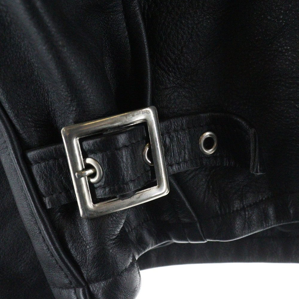 SCHOTT(ショット) 90-00s SINGLE RIDERS LEATHER JACKET 641 シングルライダース レザージャケット ブラック