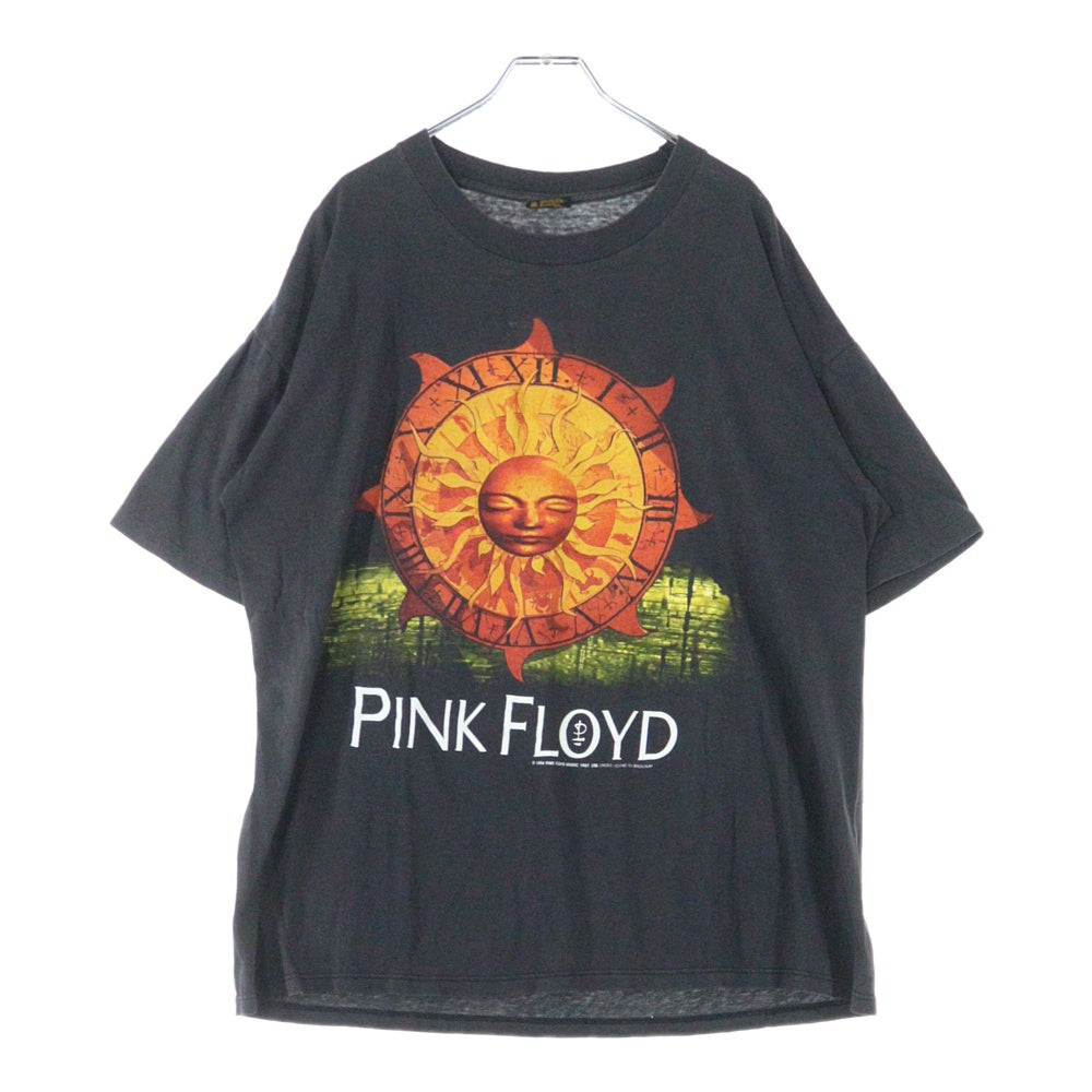 VINTAGE(ヴィンテージ) 90s PINK FLOYD SUN DIAL NORTH AMERICAN TOUR ピンクフロイド サンダイヤル 両面プリント Tシャツ 半袖カットソー ブラック